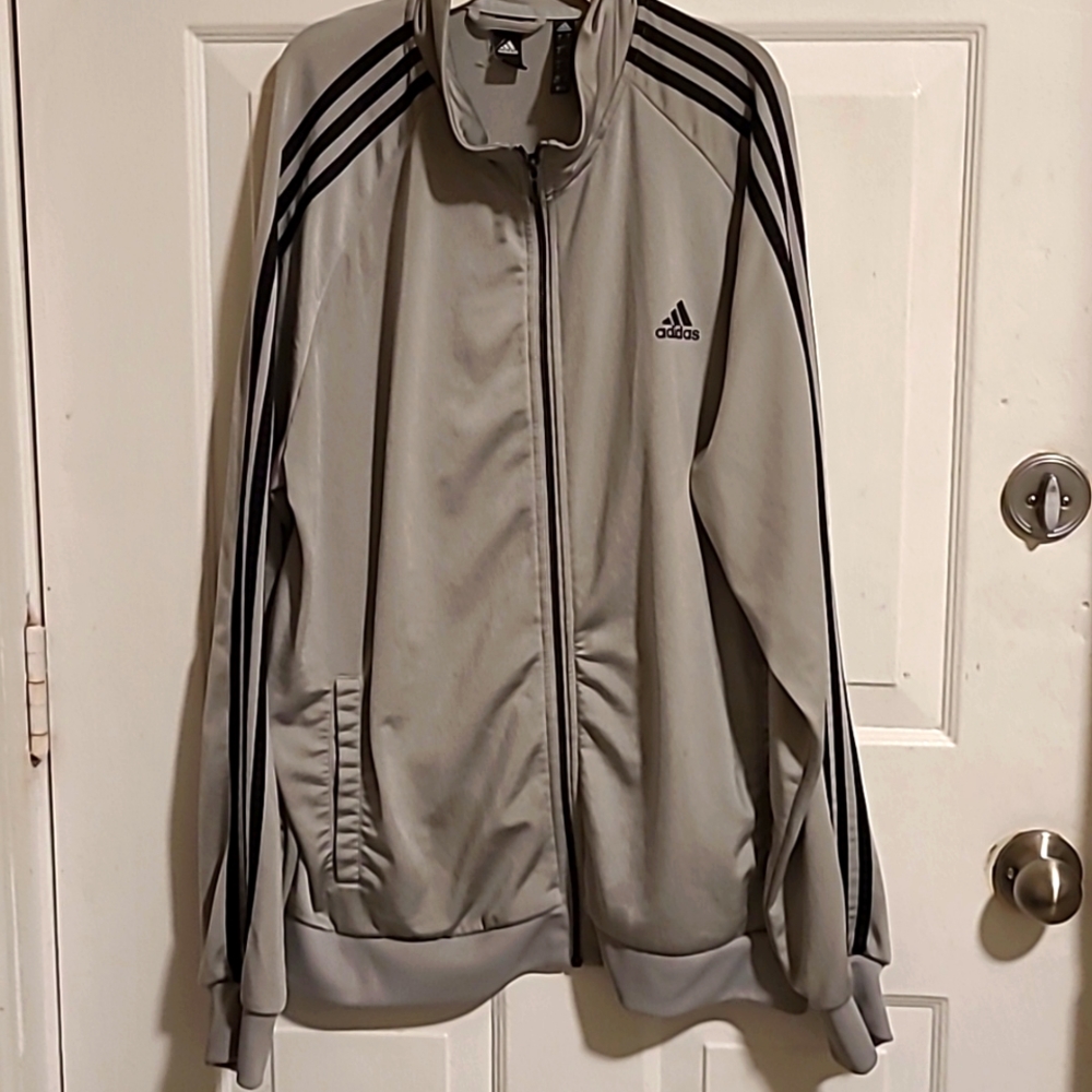 Adidas zip up shirt